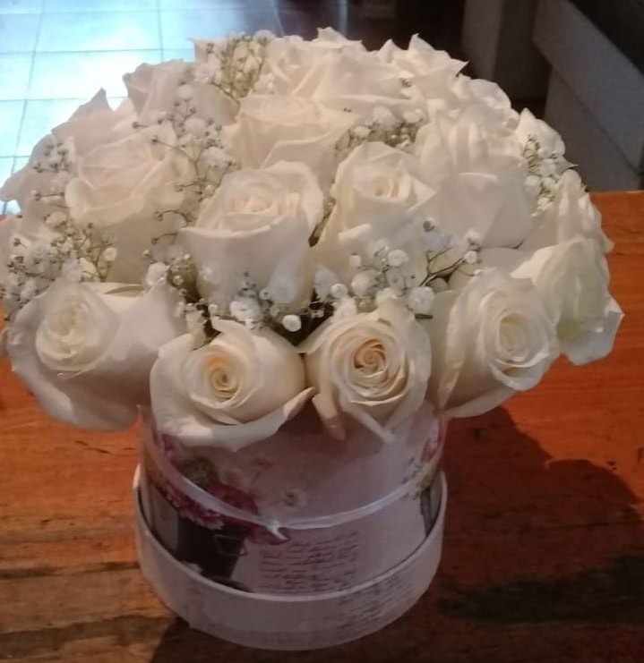 Cajas con 25 Rosas Importadas