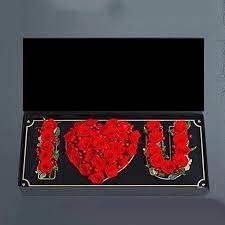 CAJA DE ROSAS TE AMO
