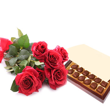 Solo rosas y chocolates