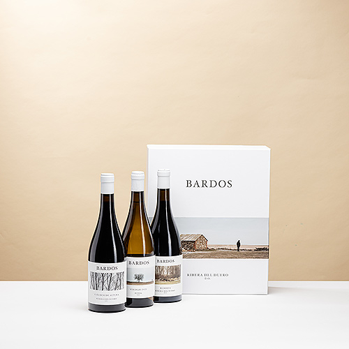 Caja Regalo Vino Bardos Verdejo, Crianza y Reserva