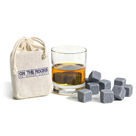 Blue Granite Whisky Ice Cubes from Brittany (Bag of 10 cubes)