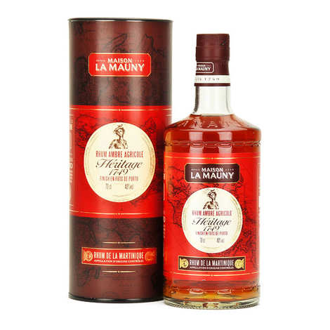 La Mauny Heritage 1749 - Ron ámbar - 40%