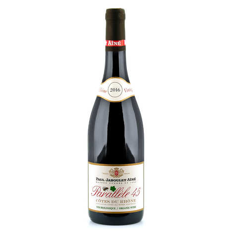 Vino tinto ecológico C´tes du Rh´ne Parallle 45