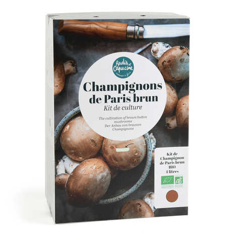 Kit de cultivo - Setas París marrones orgánicas