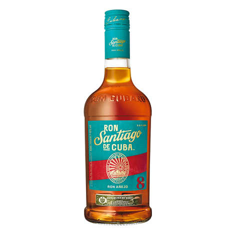 Ron Santiago de Cuba años 40%