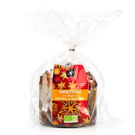 Panettone ecológico con pepitas de chocolate 500g