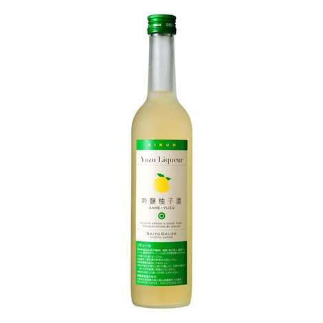 Licor de yuzu elaborado con sake ginjo