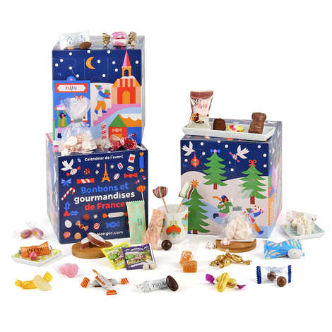 Calendario de Adviento de dulces y golosinas de Francia (El calendario gourmet)