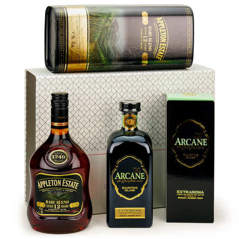Caja de regalo descubrimiento de ron (2 botellas)