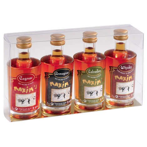 Caja de botellas de muestra Maxim's