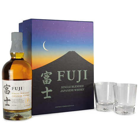 Whisky Fuji Single Blended - Caja 2 vasos 50%