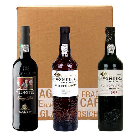 Caja de 3 vinos de Portugal