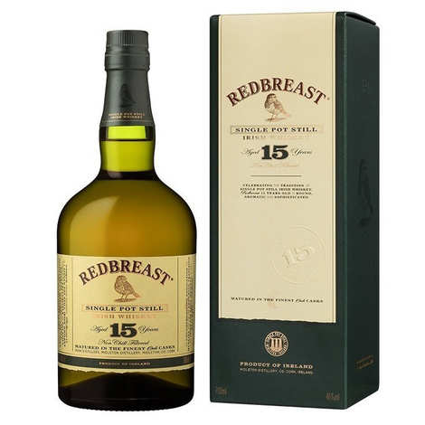 Whisky irlandés - Redbreast 15 años Single Pot Still 46 %