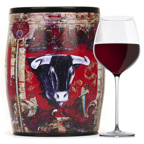 Vino tinto Puech Haut Le Benjamin en un Bib'Art - Nicole Di Meo