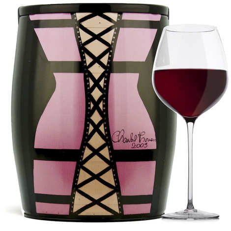 Puech Haut Le Benjamin en un Bib Art Vino Tinto - Chantal Thomass
