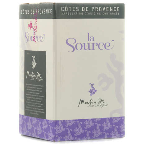 Moulin de la Roque La Source - Vino rosado C´te de Provence en Bag in Box 5L
