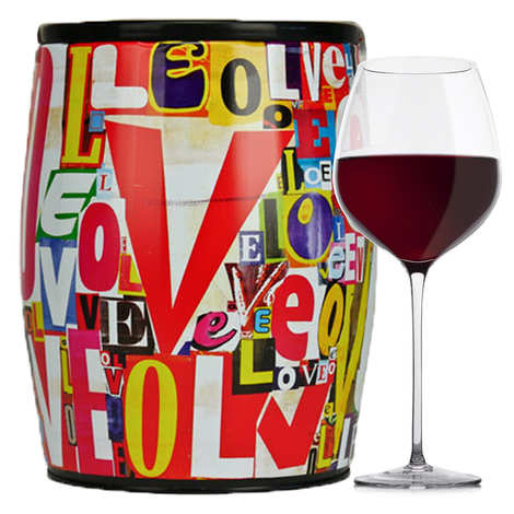 Vino tinto Puech Haut Le Benjamin en un Bib'Art - Thierry Spada