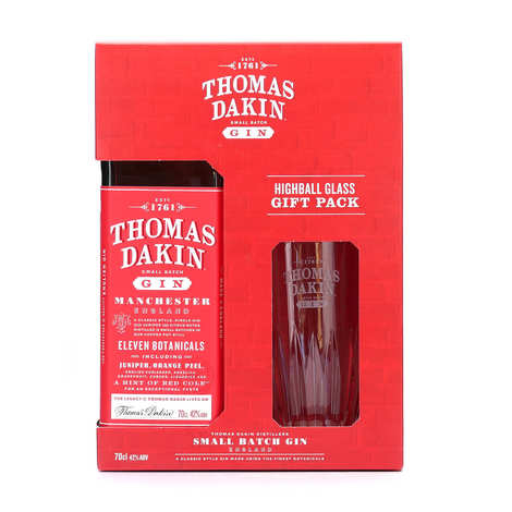 Gin Thomas Dakin Estuche De Regalo Con 1 Vaso