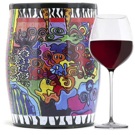 Puech Haut Le Benjamin en un babero Art Vino Tinto - Malou M