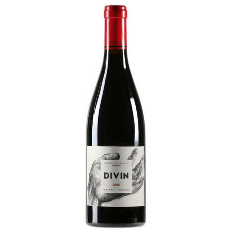 Divin Croisille - AOC Cahors 100% Malbec - vino tinto orgánico sin sulfitos añadidos