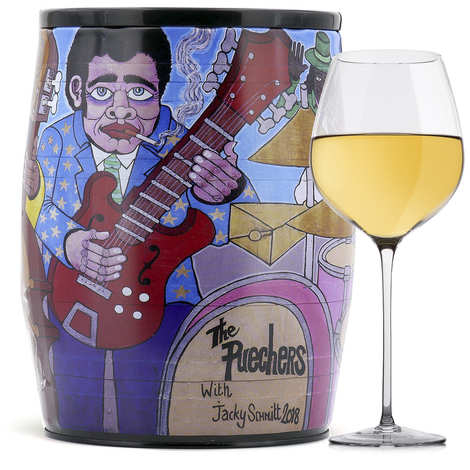 Puech Haut Le Benjamin en un babero Art Vino Blanco - Jacky Schmitt