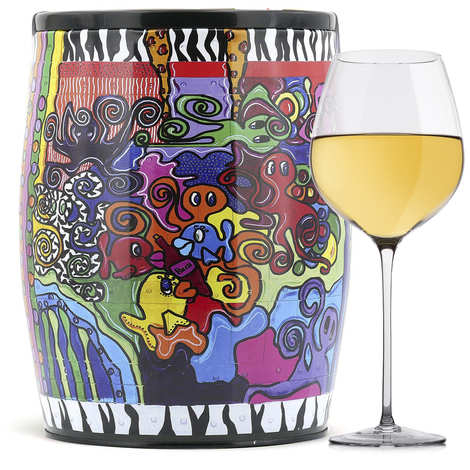 Puech Haut Le Benjamin en un babero Art Vino Blanco - Malou M