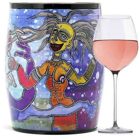 Puech Haut Le Benjamin en un babero Art Rose Wine - Michael Relave