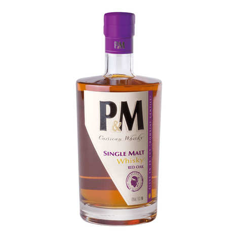 Whisky P&amp;M Single Malt Red Oak de Córcega 42%