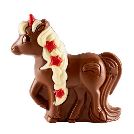 Milk Chocolate Unicorn (90g brown unicorn chocolate braid)