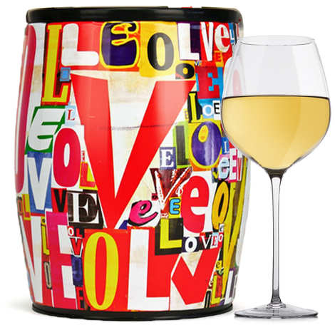 Vino blanco Puech Haut Le Benjamin en un Bib'Art - Thierry Spada