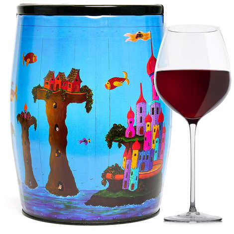 Bib'Art Françoise Leblond vino tinto Le Benjamin de Puech Haut