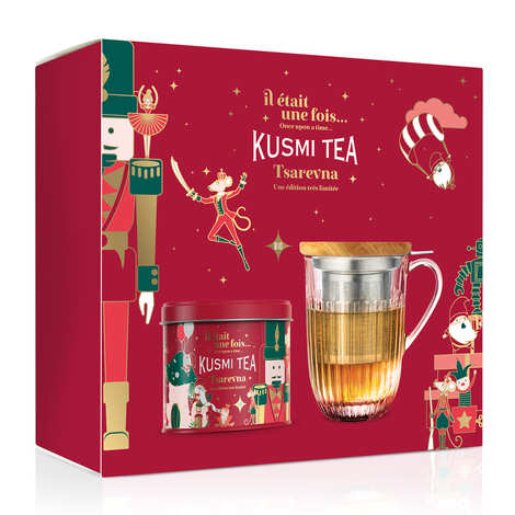 Caja de regalo ecológica Tsarevna con tetera