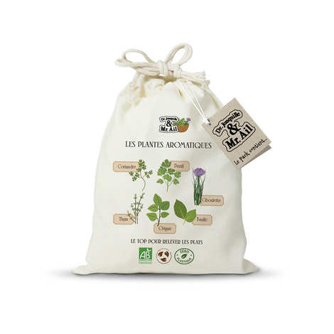 Kit de jardinería - Plantas aromáticas