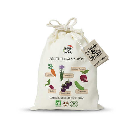 Kit de jardinería - Mis pequeñas verduras para aperitivo