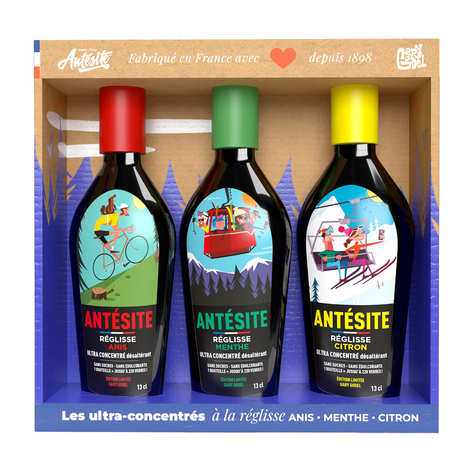 Caja de 3 regaliz ultraconcentrado Gary Godel Anís, Menta y Limón - Antesite