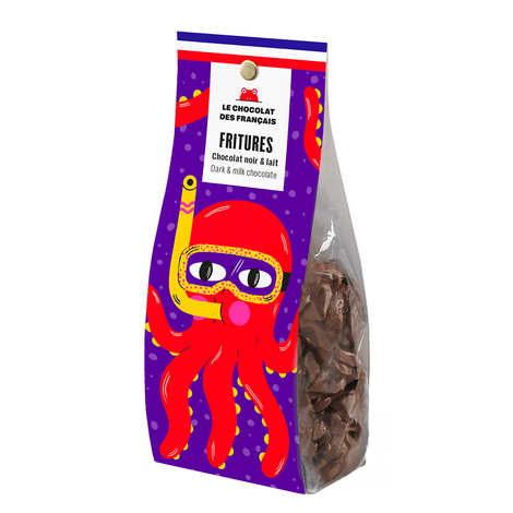 Surtido de buñuelos de chocolate negro y con leche (bolsa de 150 g)