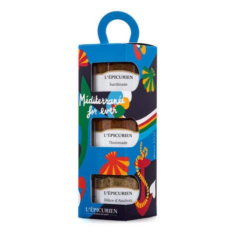 Caja mediterránea para siempre - 3 cremas para untar (Juego de 3 tarros)