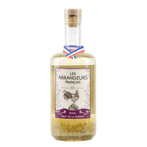 Ron orgánico aromatizado con maracuyá 32% (botella de 70 cl)