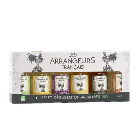 Set de degustación de ron aromático francés y armañac - 6 rones aromáticos y armañacs orgánicos (Caja de 6 botellas pequeñas (5 cl))