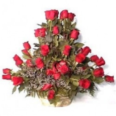 Arreglo de 50 rosas