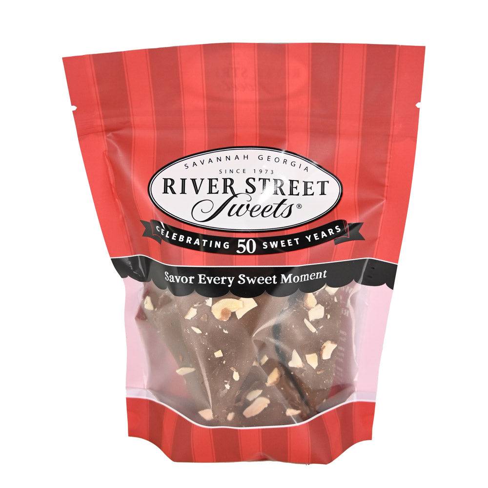Toffee de chocolate y almendras
