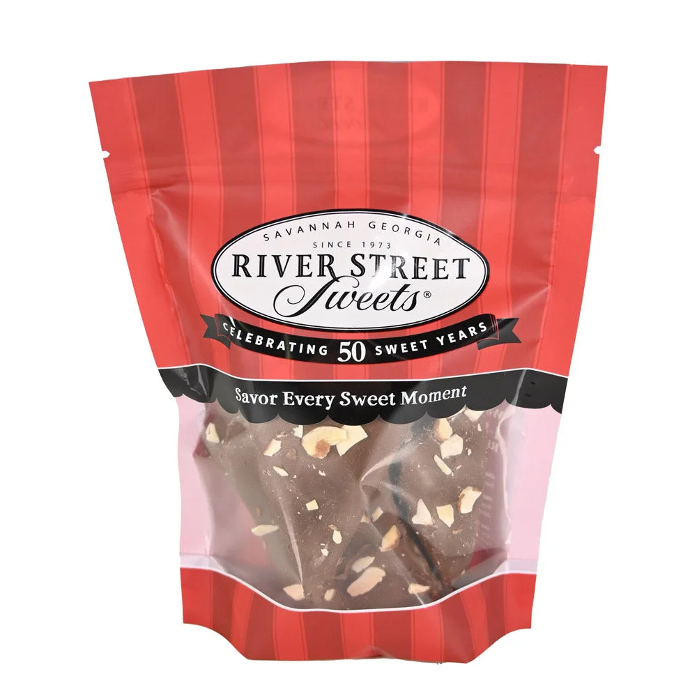 Toffee de chocolate y almendras