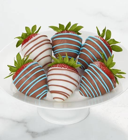 ¡Feliz Día del Padre! Fresas bañadas en chocolate (media docena)