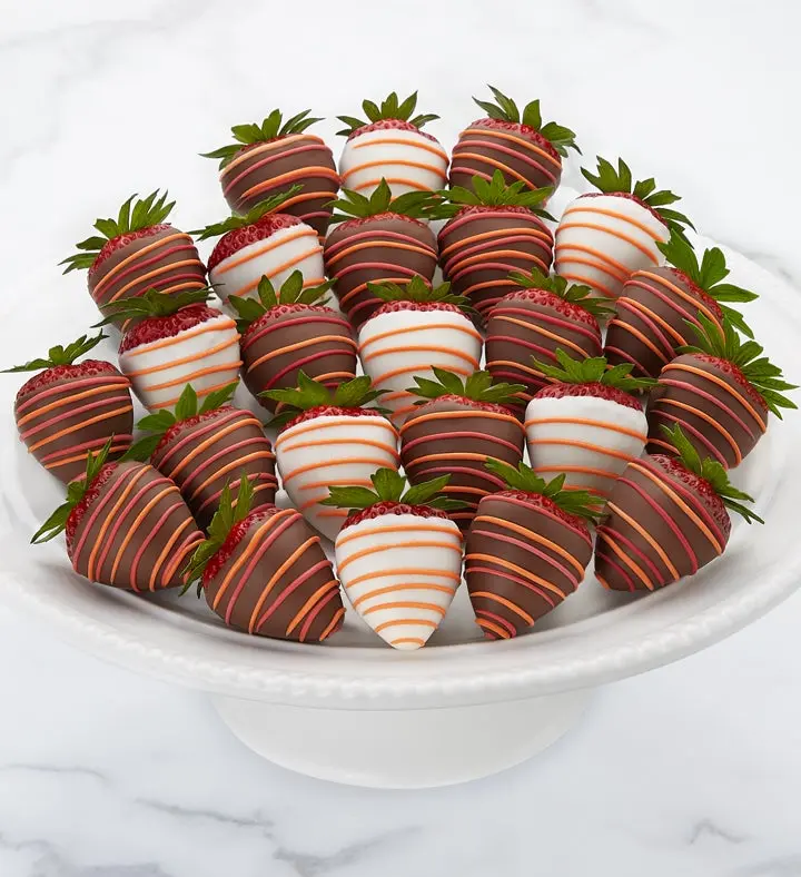 Fresas gourmet de otoño bañadas en chocolate (media docena)