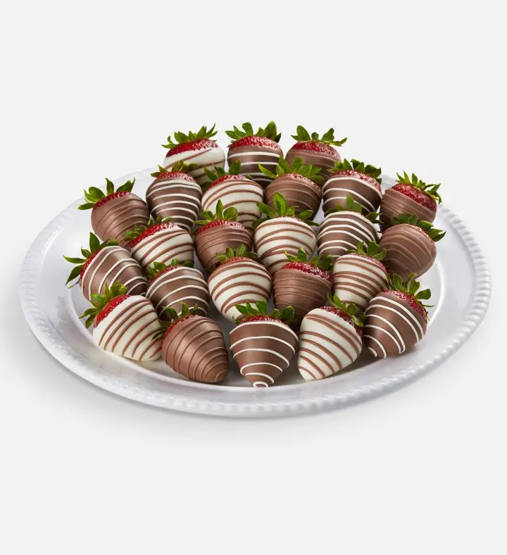 Fresas gourmet con glaseado - Paquetes de 12 y 24 unidades (docena completa)