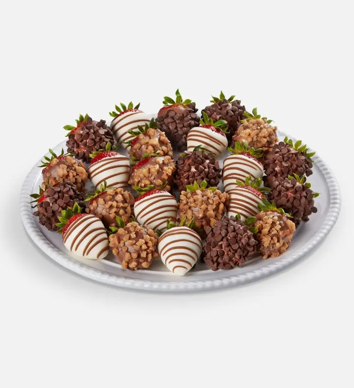 Fresas gourmet bañadas en chocolate - Paquetes de 12 y 24 unidades (docena completa)