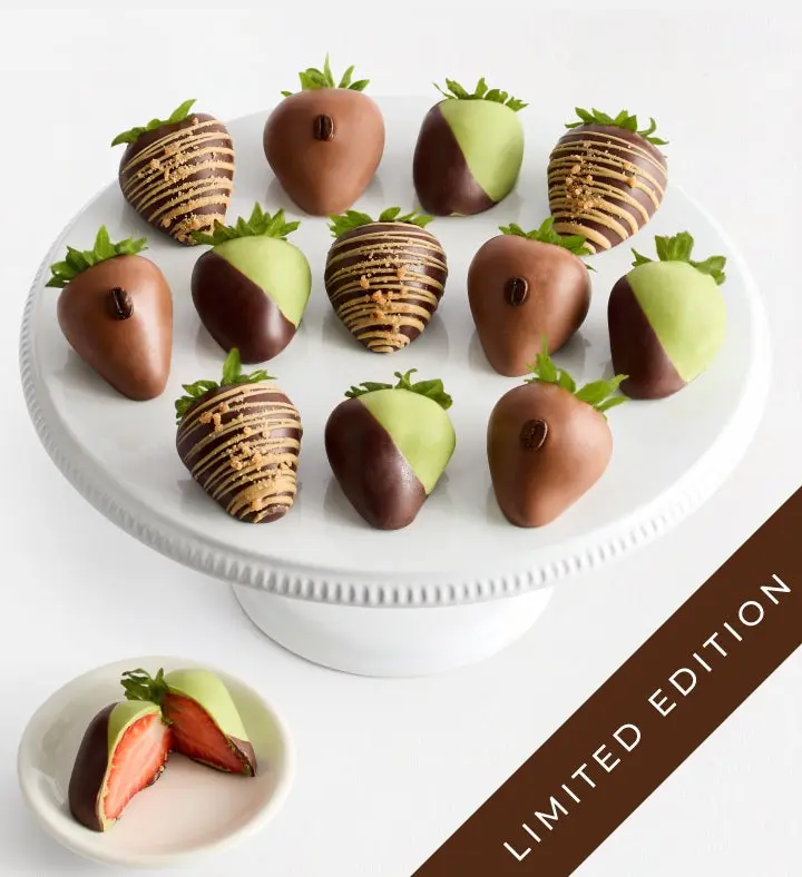 Fresas con chocolate belga - Cafetería (media docena)