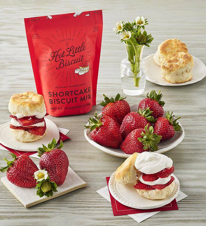 Fresas gigantes con mezcla para galletas Callies Hot Little Biscuit Shortcake