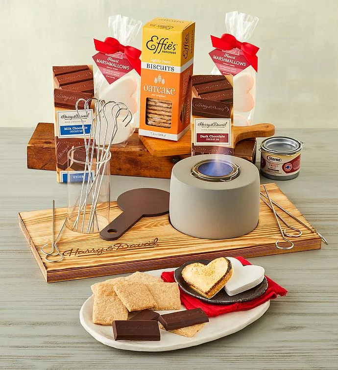 Kit para asar s'mores en casa