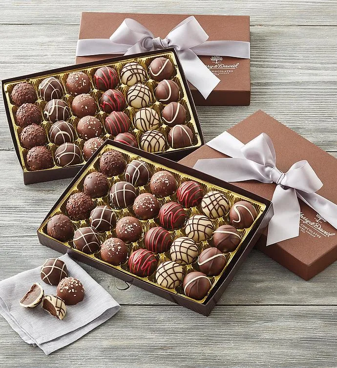 Trufas de chocolate de lujo exclusivas